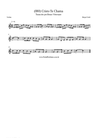 Harpa Cristã  score for Violin