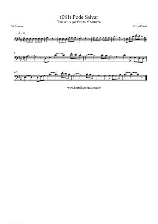 Harpa Cristã  score for Cello