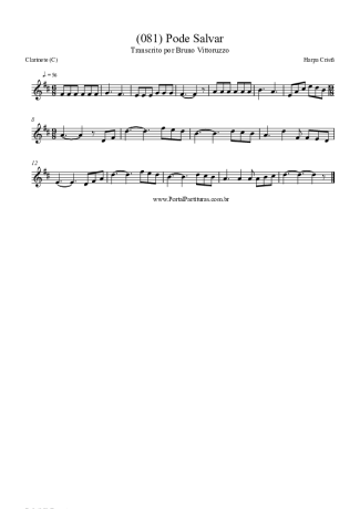 Harpa Cristã  score for Clarinet (C)