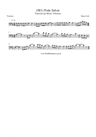 Harpa Cristã  score for Trombone