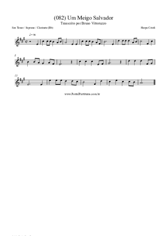 Harpa Cristã  score for Tenor Saxophone Soprano (Bb)