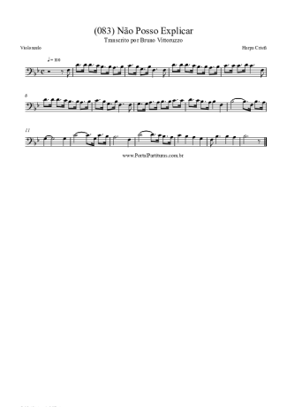 Harpa Cristã  score for Cello