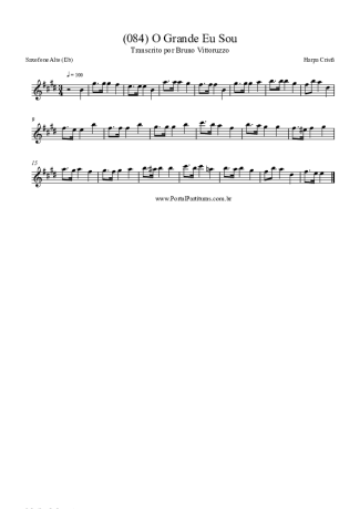 Harpa Cristã  score for Alto Saxophone