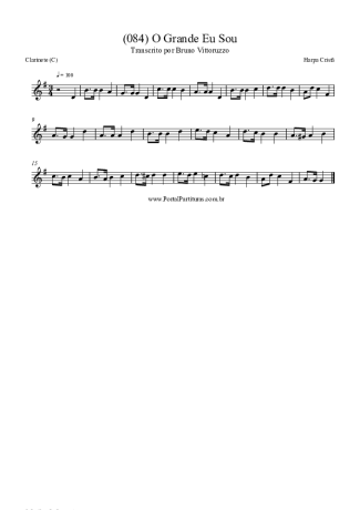 Harpa Cristã  score for Clarinet (C)