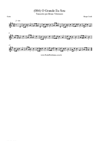 Harpa Cristã (084) O Grande Eu Sou score for Harmonica