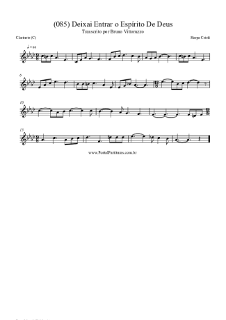 Harpa Cristã  score for Clarinet (C)