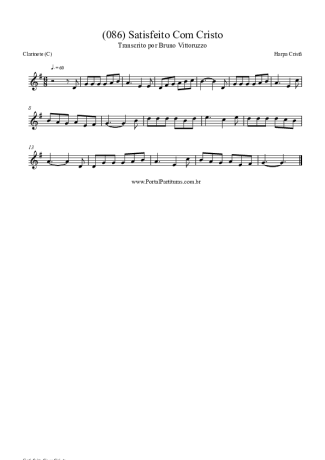 Harpa Cristã  score for Clarinet (C)