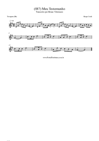 Harpa Cristã  score for Trumpet