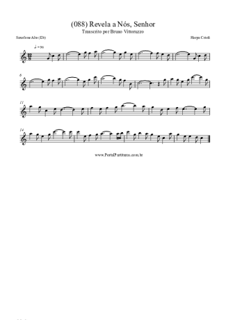 Harpa Cristã (088) Revela A Nós Senhor score for Alto Saxophone