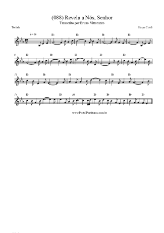 Harpa Cristã (088) Revela A Nós Senhor score for Keyboard