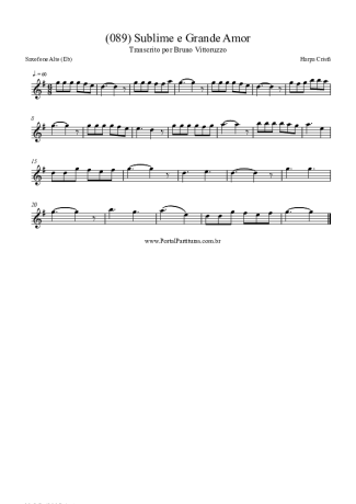 Harpa Cristã  score for Alto Saxophone