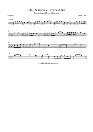 Harpa Cristã  score for Cello