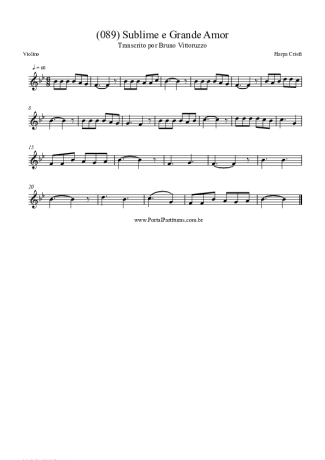 Harpa Cristã  score for Violin