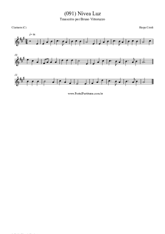 Harpa Cristã  score for Clarinet (C)