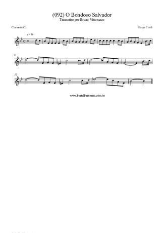 Harpa Cristã  score for Clarinet (C)