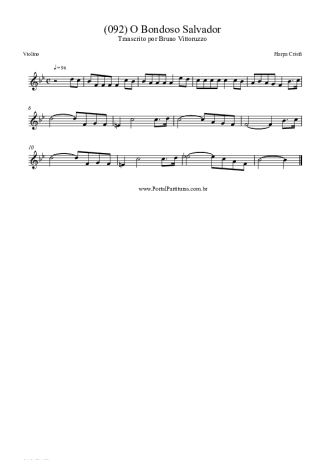 Harpa Cristã  score for Violin