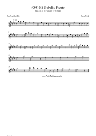 Harpa Cristã  score for Alto Saxophone