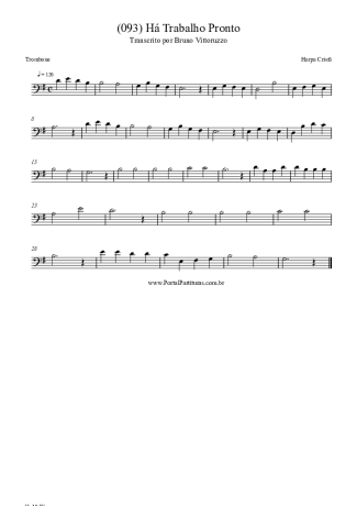 Harpa Cristã  score for Trombone