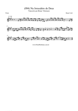 Harpa Cristã  score for Flute