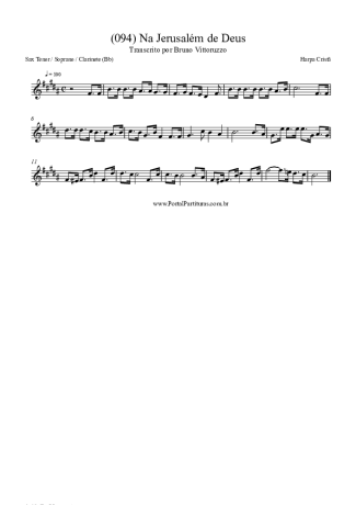 Harpa Cristã  score for Tenor Saxophone Soprano (Bb)