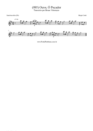 Harpa Cristã  score for Alto Saxophone