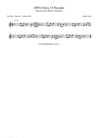 Harpa Cristã  score for Tenor Saxophone Soprano (Bb)