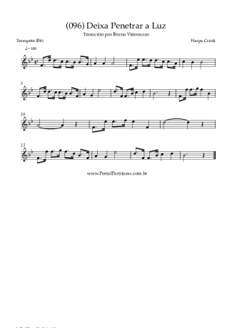 Harpa Cristã (096) Deixa Penetrar A Luz score for Trumpet
