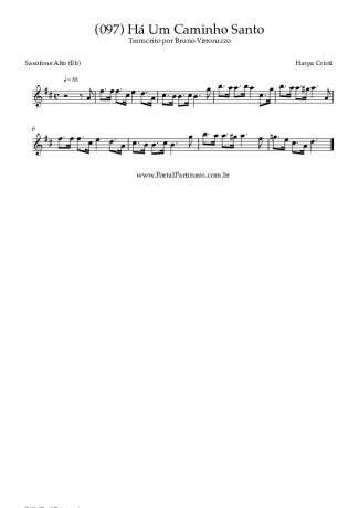 Harpa Cristã  score for Alto Saxophone