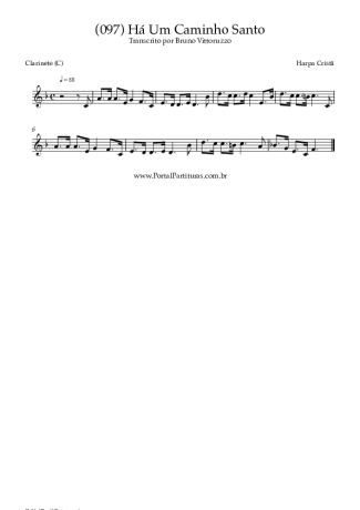 Harpa Cristã  score for Clarinet (C)