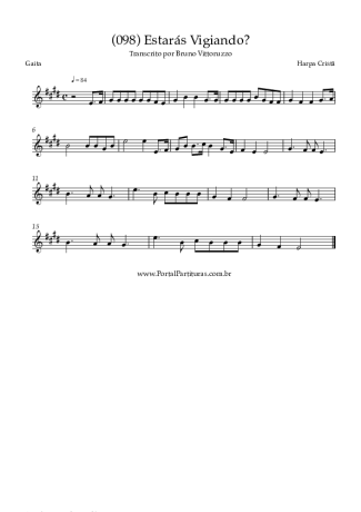 Harpa Cristã (098) Estarás Vigiando score for Harmonica