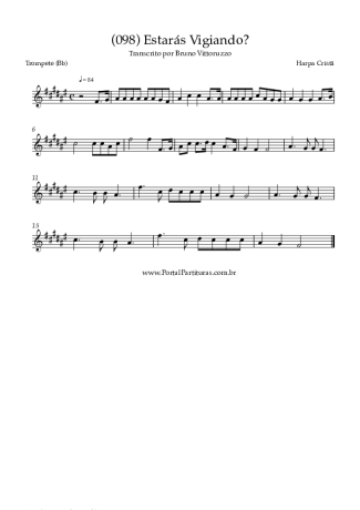 Harpa Cristã (098) Estarás Vigiando score for Trumpet