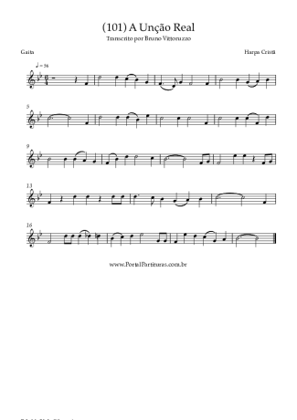 Harpa Cristã (101) A Unção Real score for Harmonica
