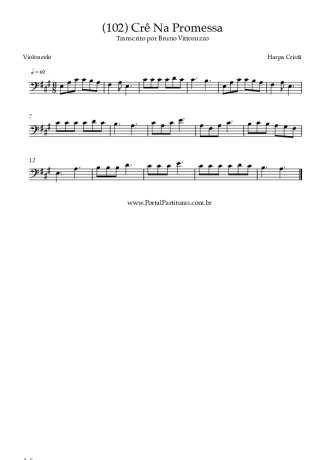 Harpa Cristã  score for Cello