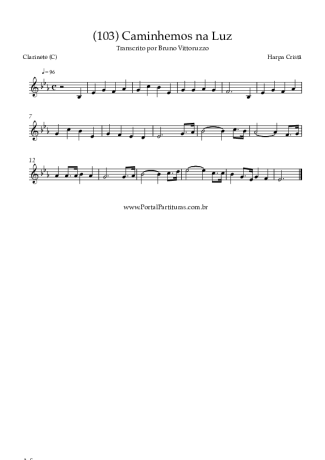 Harpa Cristã  score for Clarinet (C)