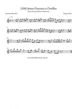 Harpa Cristã  score for Alto Saxophone