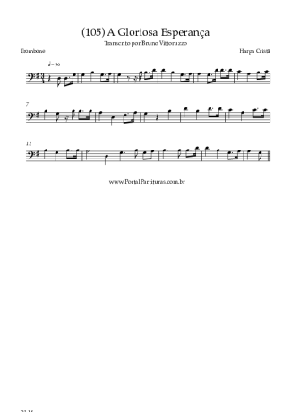 Harpa Cristã  score for Trombone