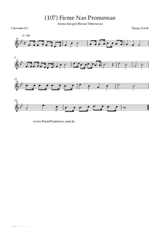 Harpa Cristã  score for Clarinet (C)