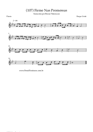 Harpa Cristã  score for Flute