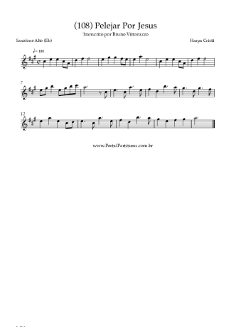 Harpa Cristã  score for Alto Saxophone