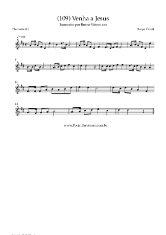 Harpa Cristã  score for Clarinet (C)