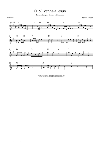Harpa Cristã  score for Keyboard