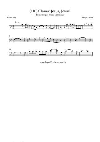 Harpa Cristã  score for Cello