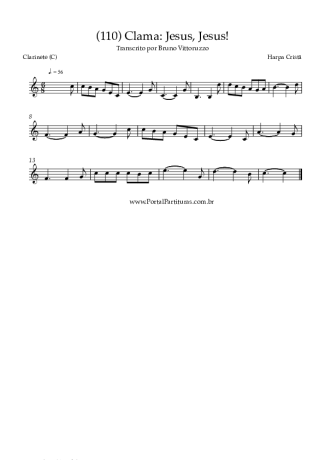 Harpa Cristã  score for Clarinet (C)