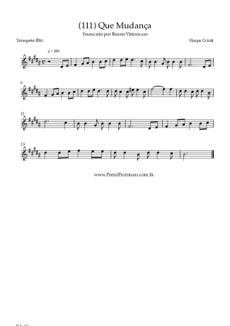 Harpa Cristã  score for Trumpet