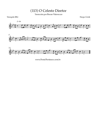 Harpa Cristã (113) O Celeste Diretor score for Trumpet