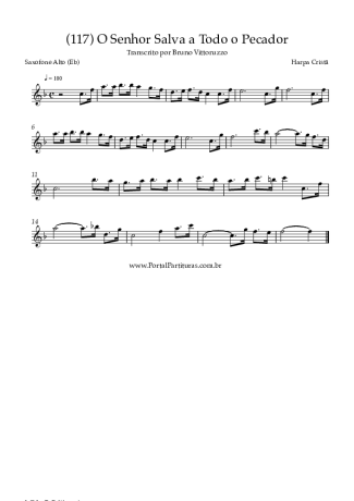 Harpa Cristã  score for Alto Saxophone