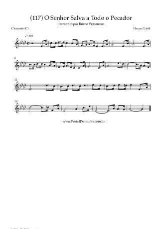 Harpa Cristã  score for Clarinet (C)