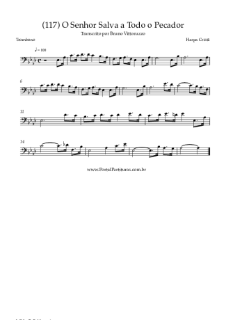 Harpa Cristã  score for Trombone