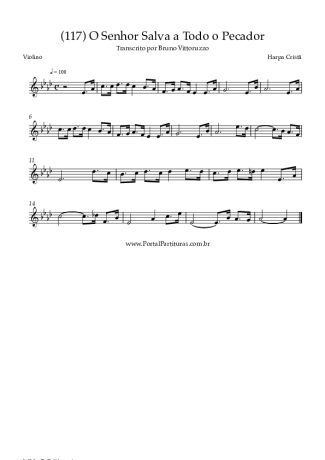 Harpa Cristã  score for Violin