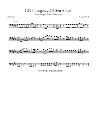 Harpa Cristã  score for Cello